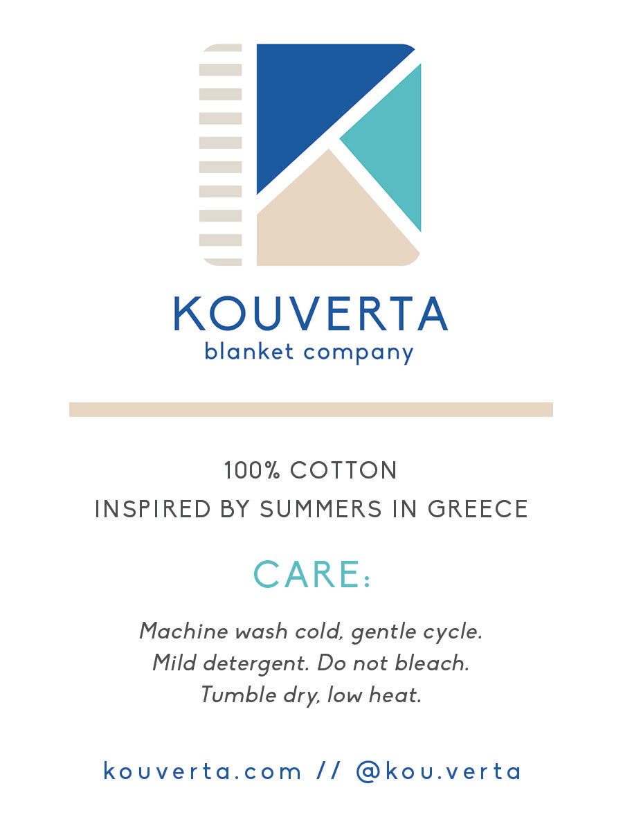 Komboskini Blanket - English and Greek Text - ANY name