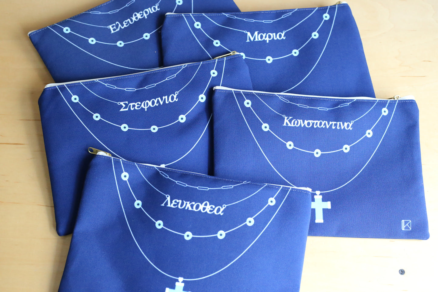 Personalized Nameplate Zipper Pouch
