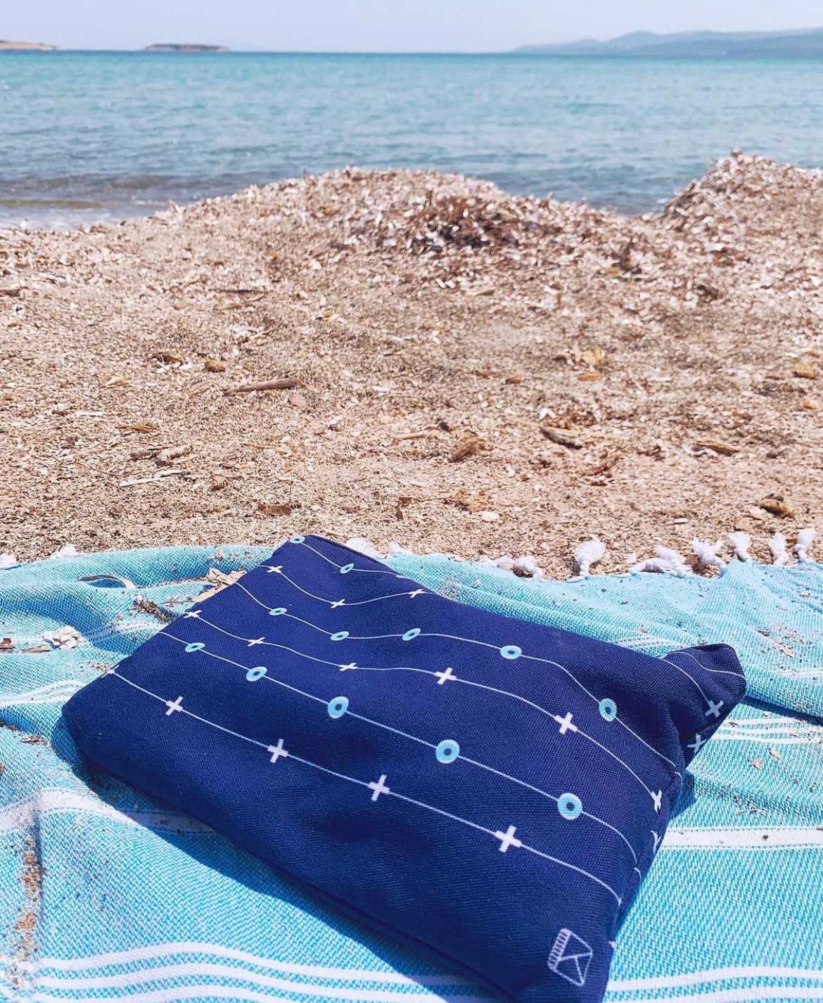 Evil Eye & Cross Zipper Pouch