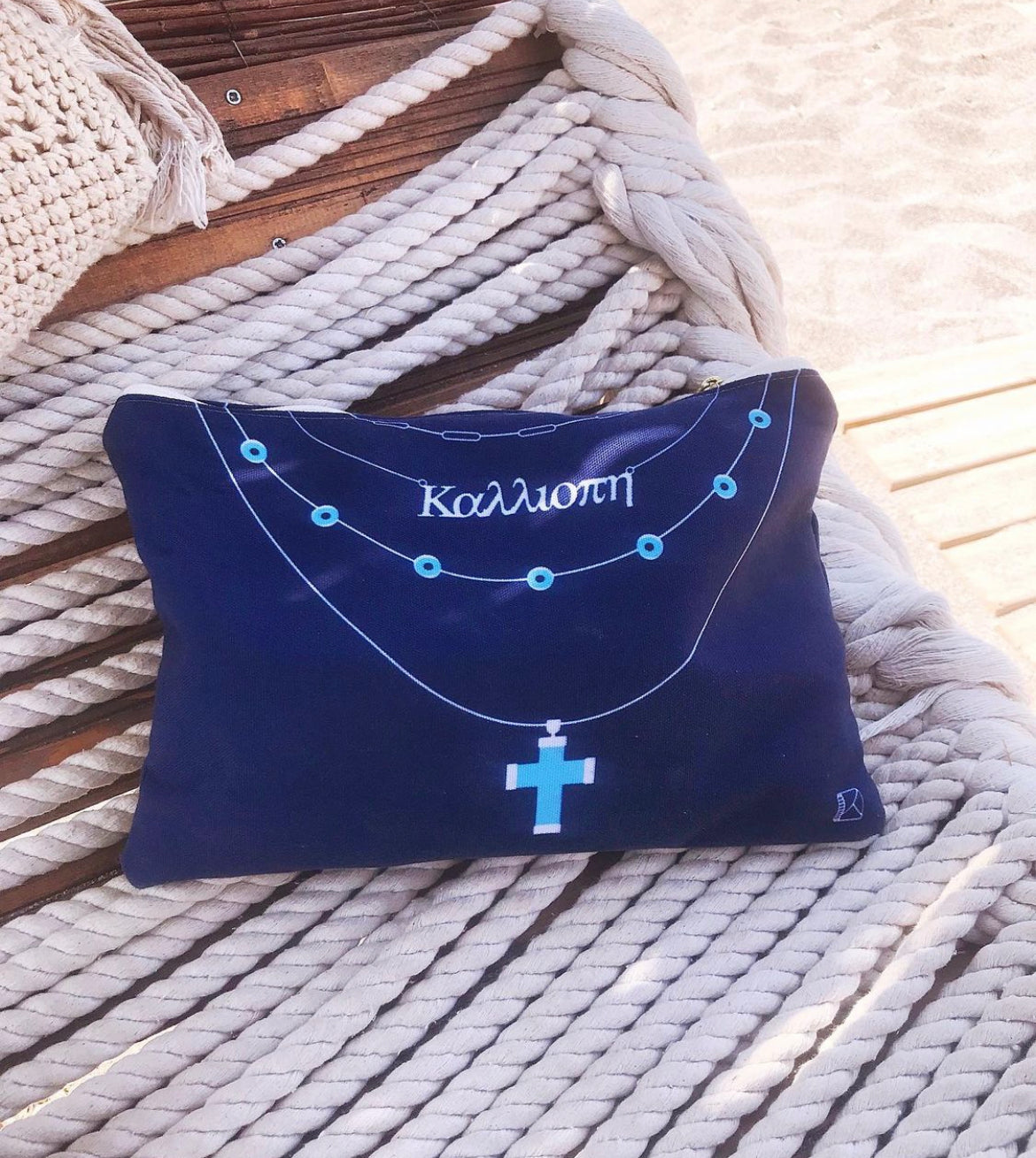Personalized Nameplate Zipper Pouch