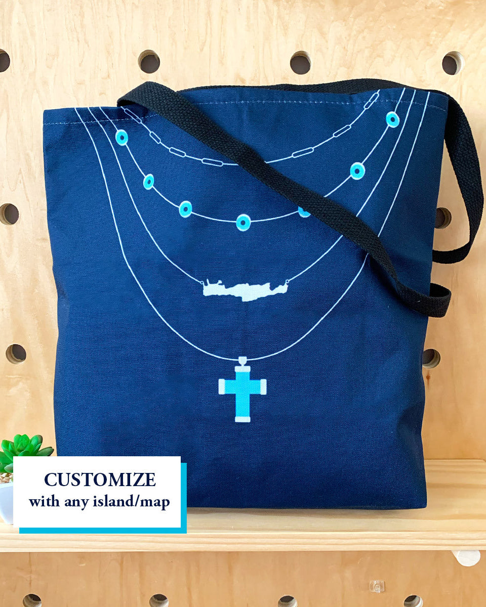 Personalized ISLAND/MAP - Everyday Tote Bag