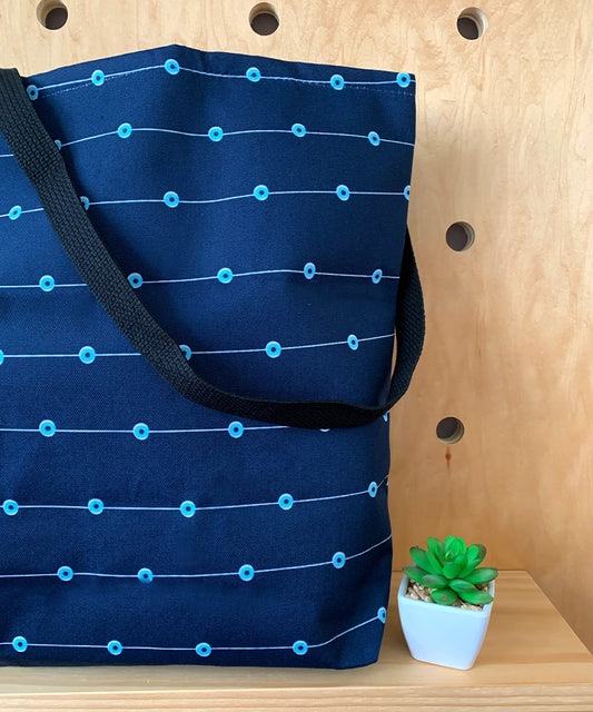 Blue Evil Eye Tote - Everyday Tote Bag