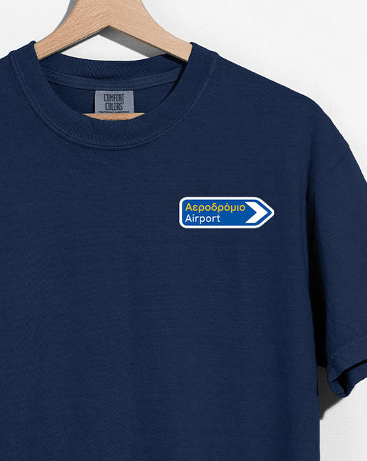 Airport Road Sign Unisex T-shirt