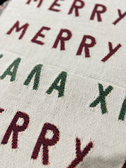 Merry Christmas Kala Xristougenna Christmas Blanket