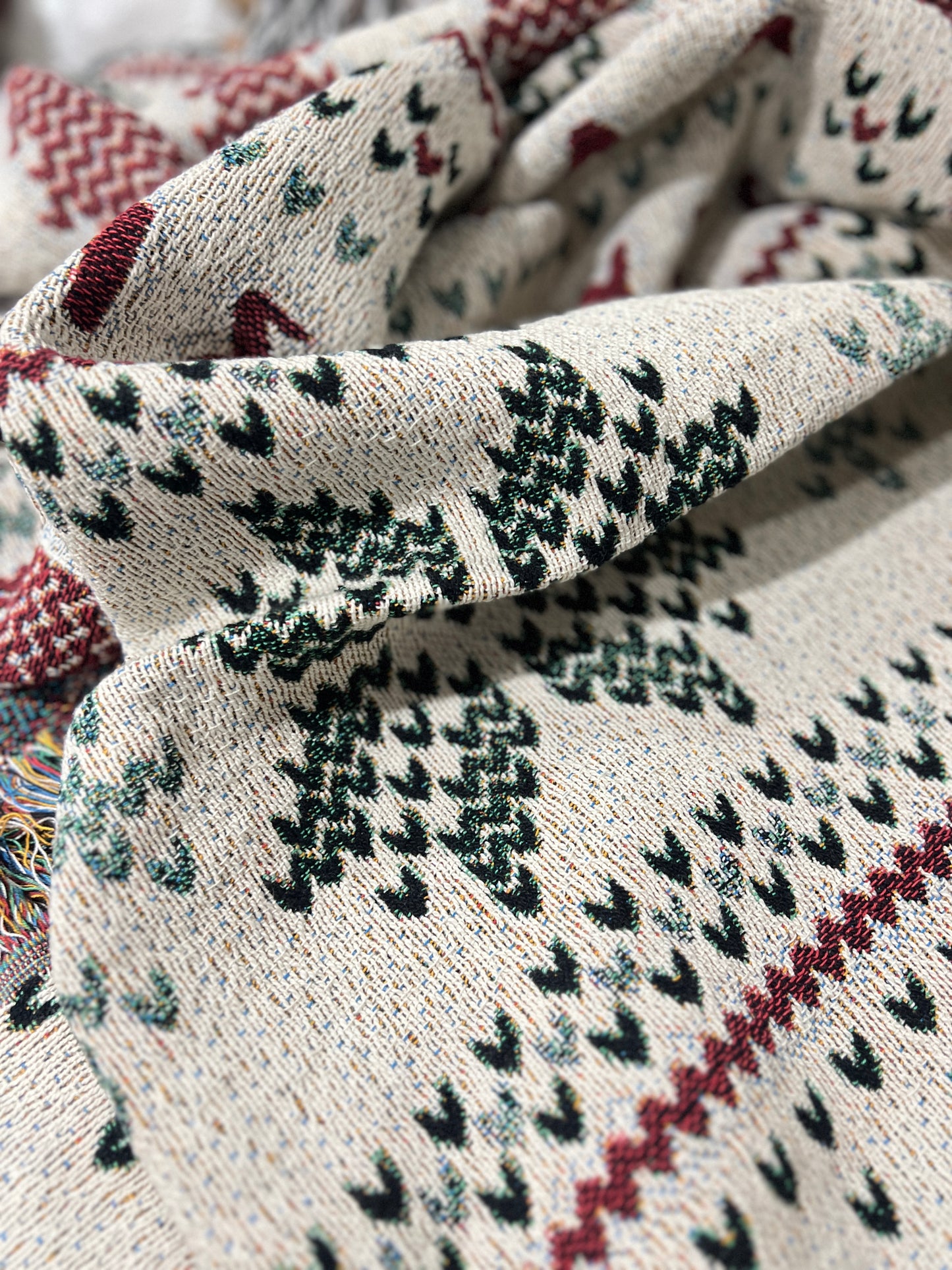 Kala Xristougenna Knit Sweater Christmas Blanket