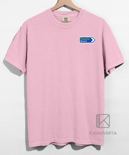 Beach Road Sign Unisex T-shirt