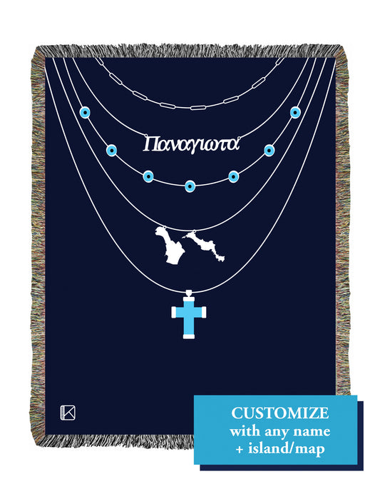 Nameplate Blanket With DOUBLE MAP