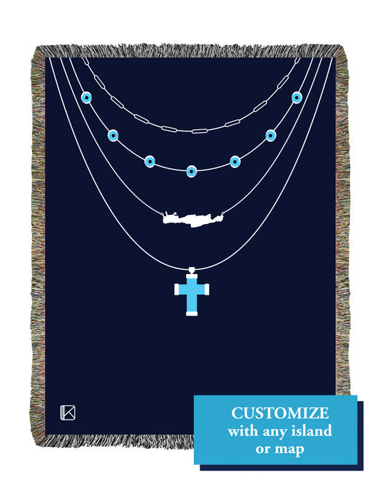 Personalized Necklace Blanket - MAP only