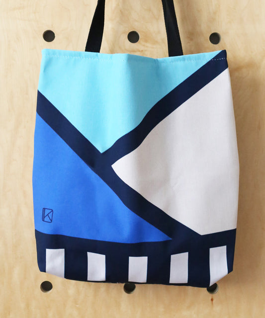Mosaic Everyday Tote Bag - Navy