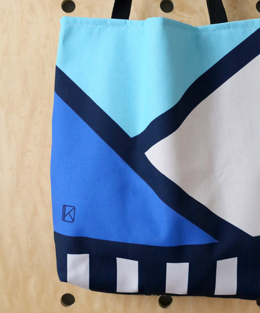 Mosaic Everyday Tote Bag - Navy
