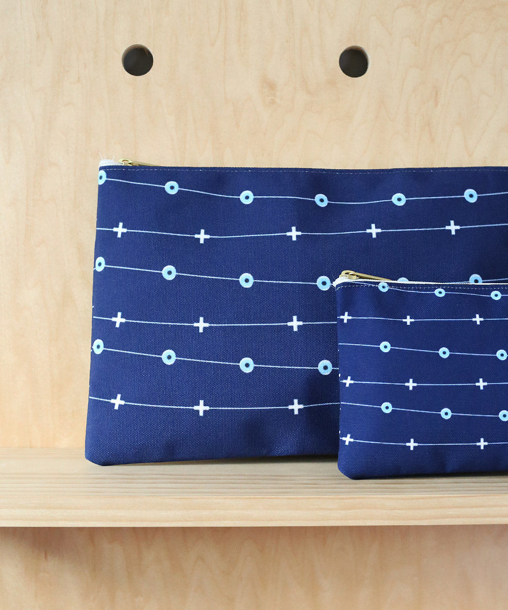 Evil Eye & Cross Zipper Pouch